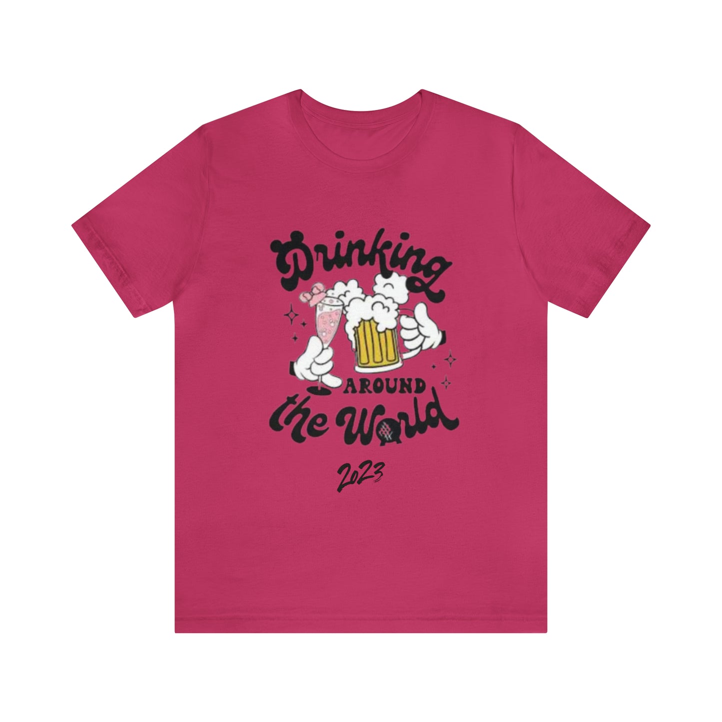 Epcot Drinking Around the World Unisex Jersey Short Sleeve Tee