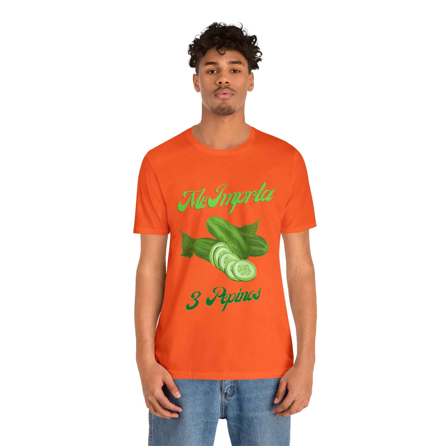 Me Importa 3 Pepinos -Unisex Jersey Short Sleeve Tee