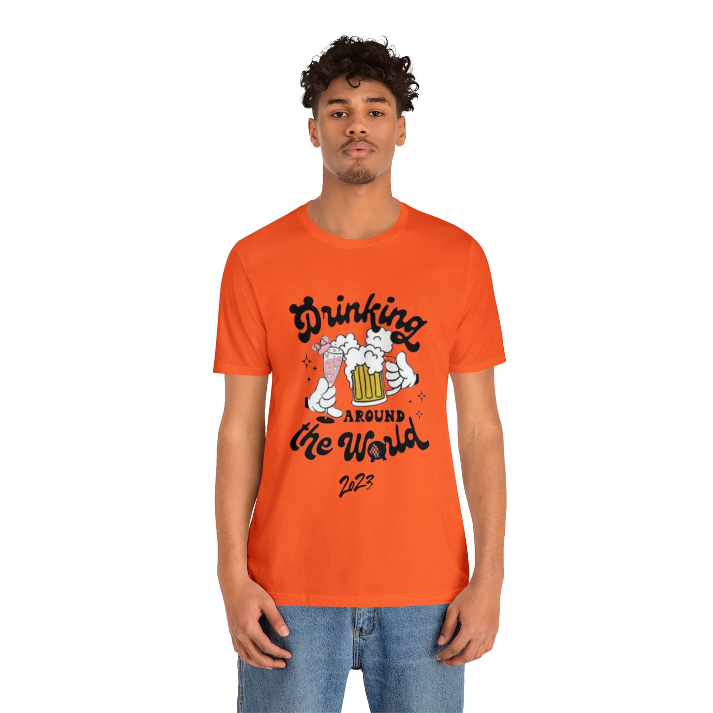 Epcot Drinking Around the World Unisex Jersey Short Sleeve Tee