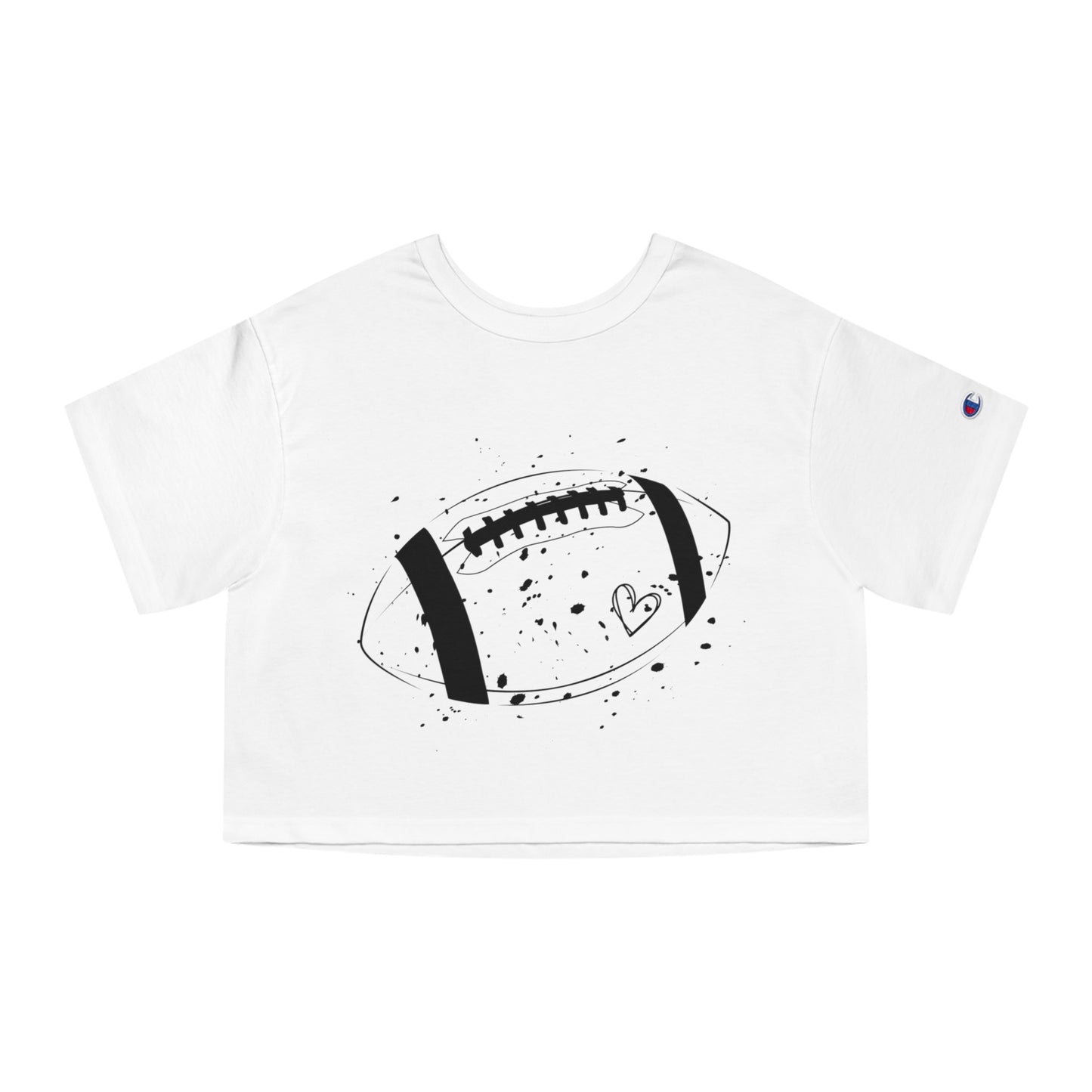 Football Love Cropped Top