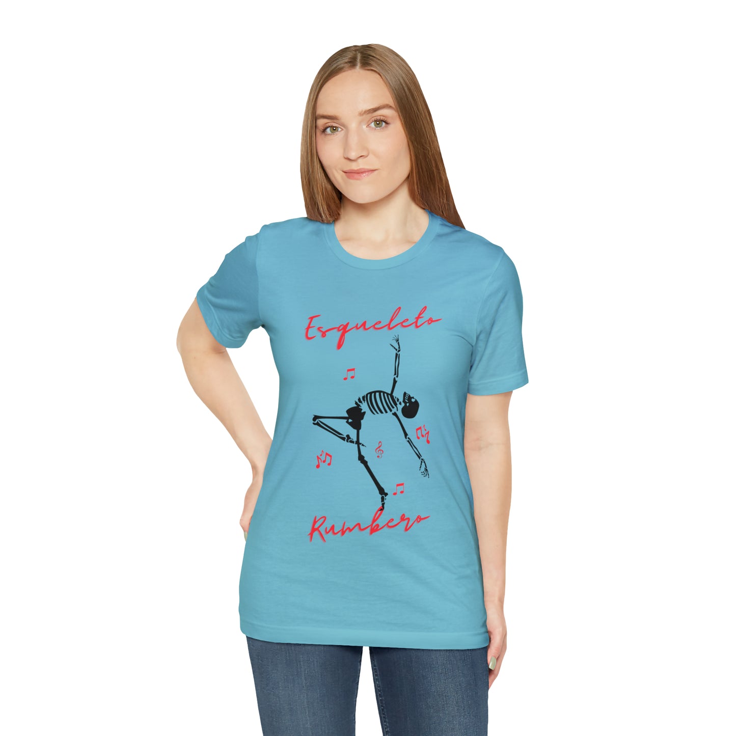 Esqueleto Rumbero Unisex Jersey Short Sleeve Tee