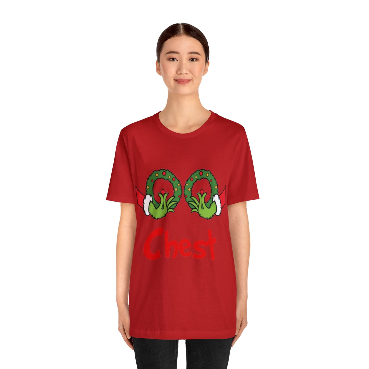 Grinch Couples T-shirt (Chest) Unisex Jersey Short Sleeve Tee