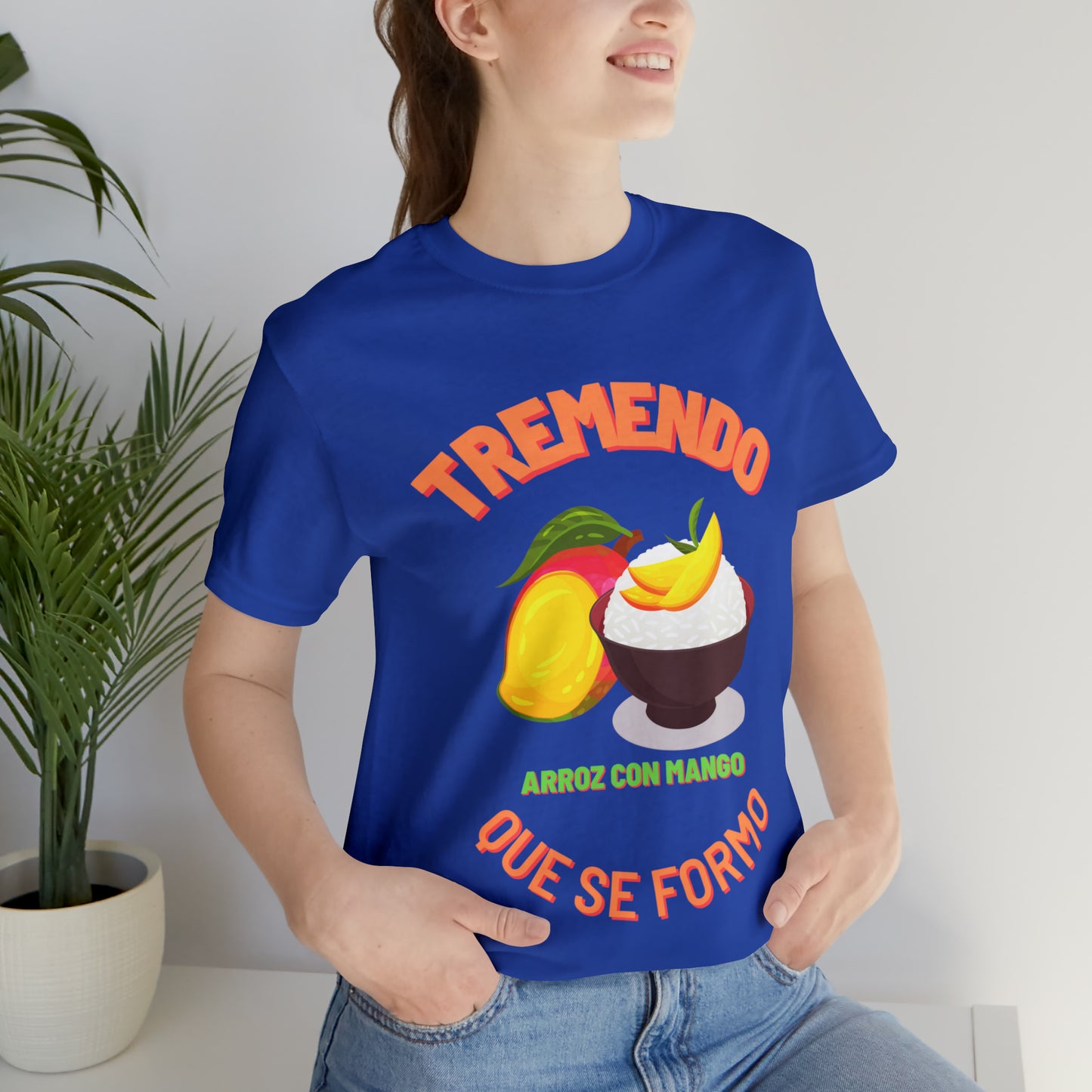 Tremendo Arroz Con Mango Que Se Formo -Unisex Jersey Short Sleeve Tee