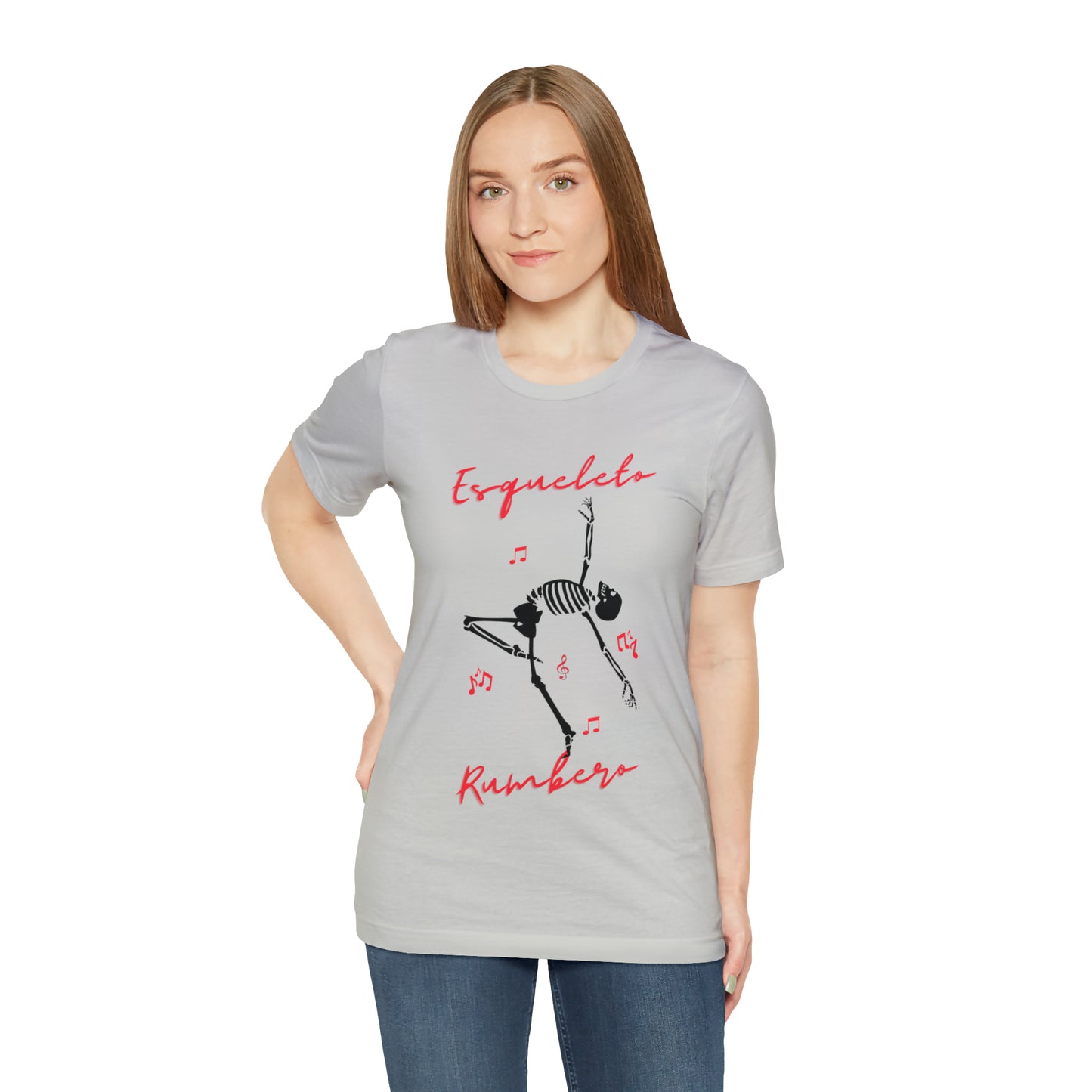 Esqueleto Rumbero Unisex Jersey Short Sleeve Tee