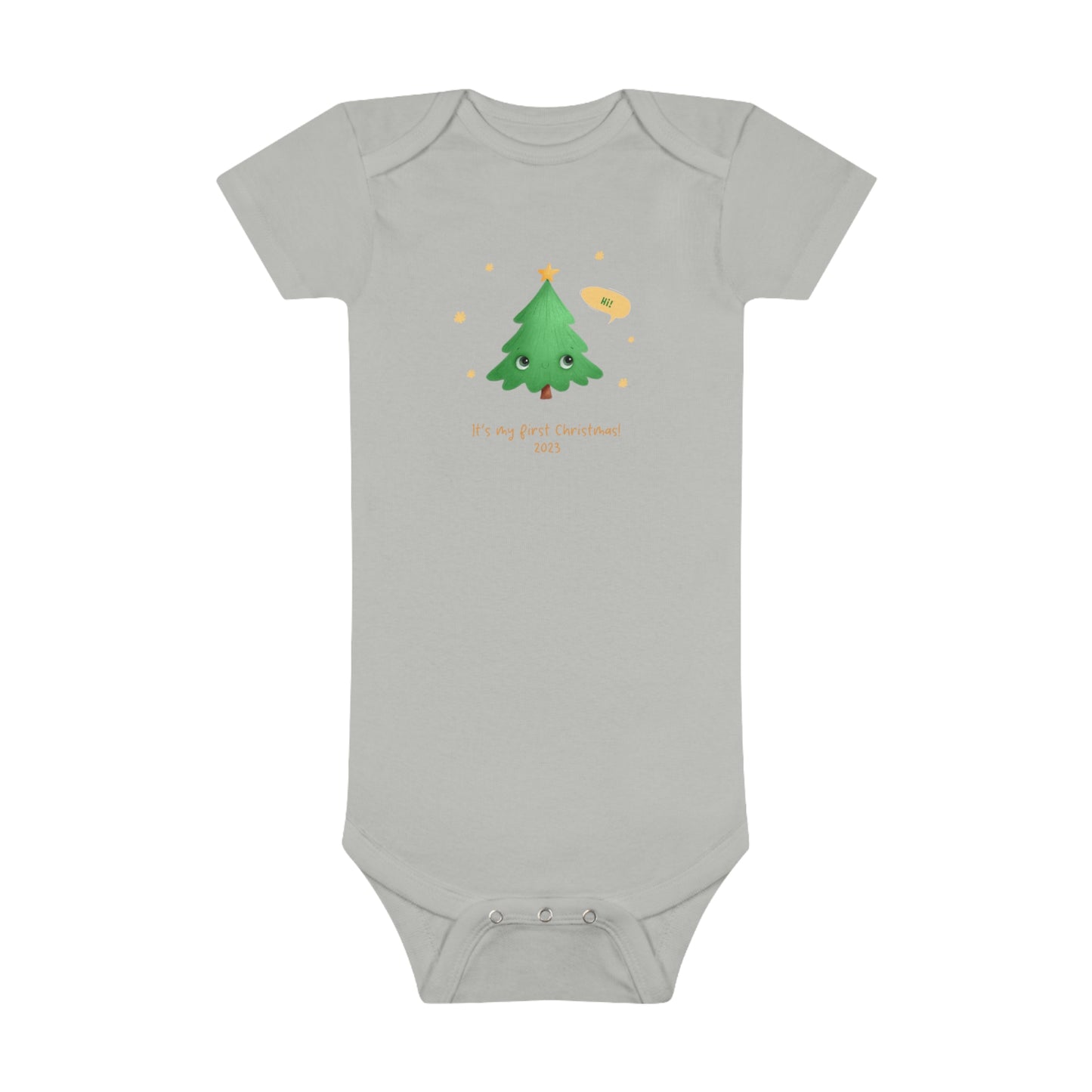 My First Christmas 2023 Baby Short Sleeve Onesie®