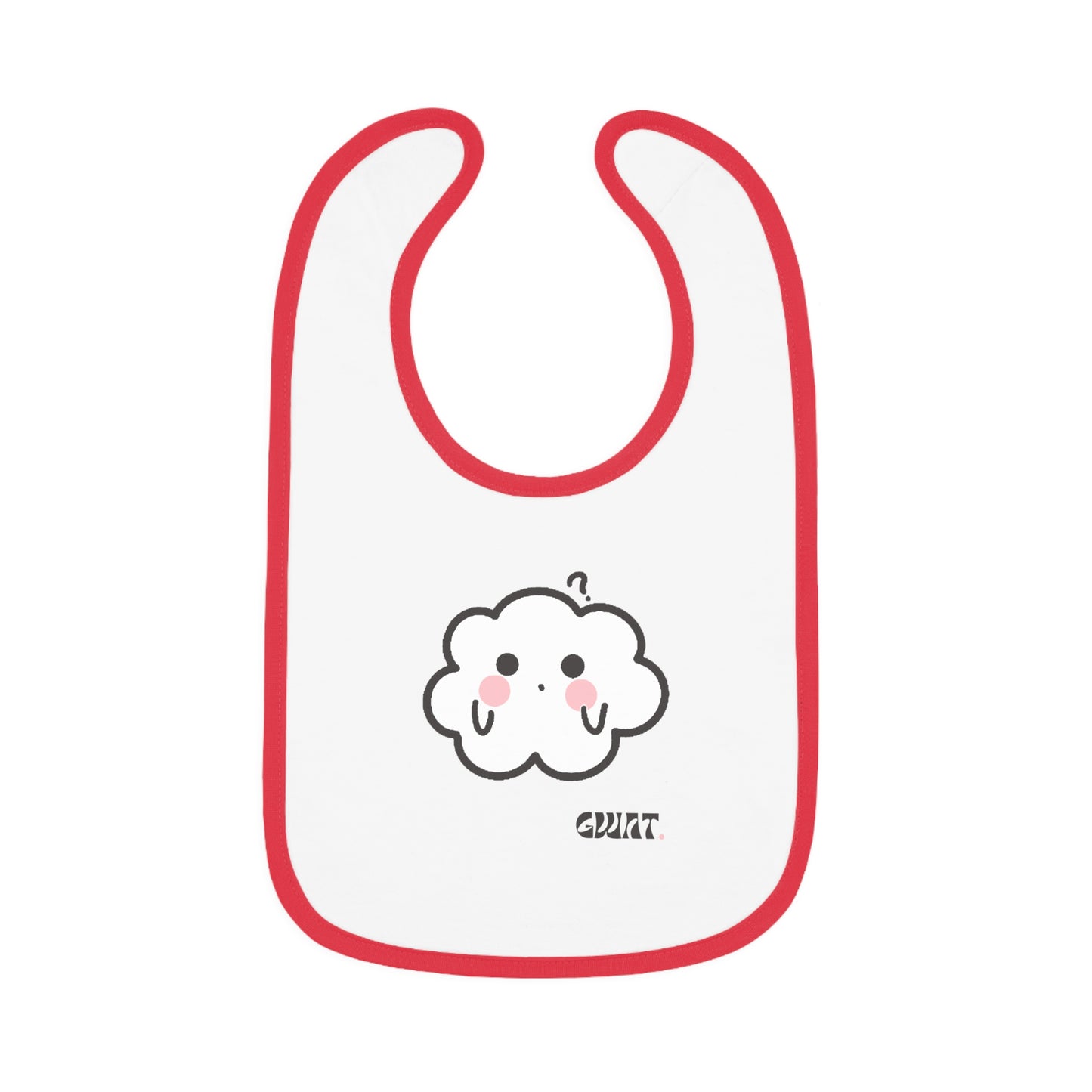Gwat- Cumulo Cuties Baby Contrast Trim Jersey Bib