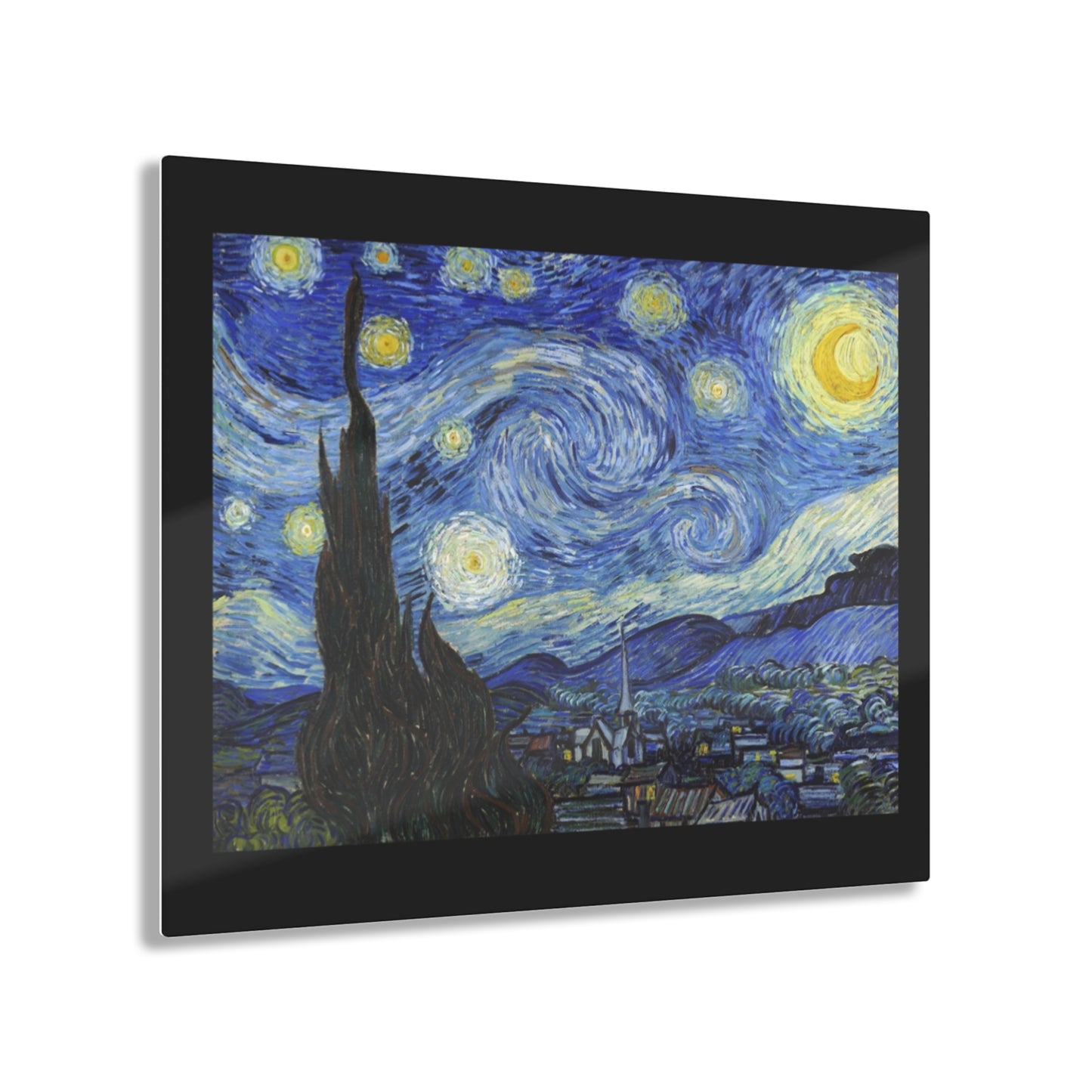 Starry Night By Vincent Van Gogh- Canvas Acrylic Print