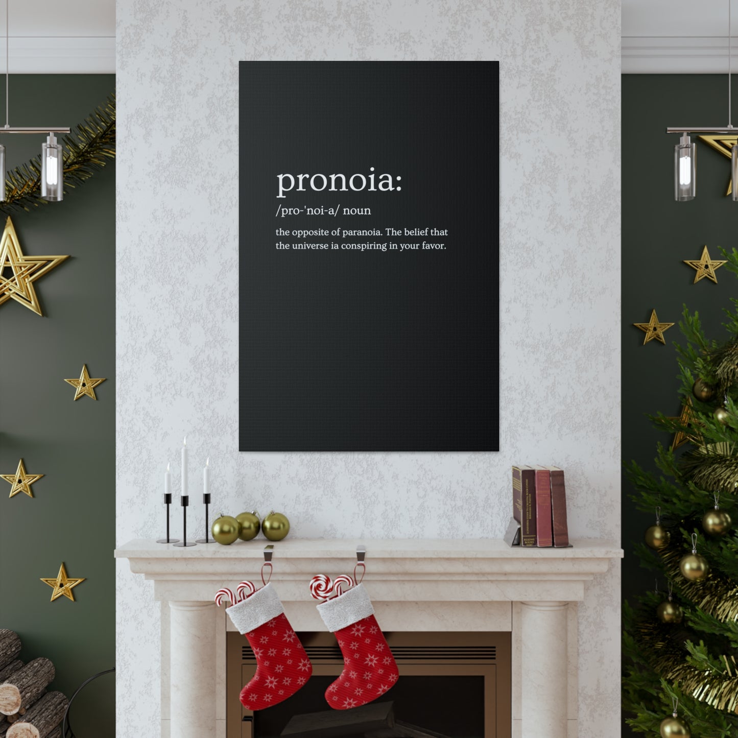 Pronoia - definition Canvas Gallery Wraps