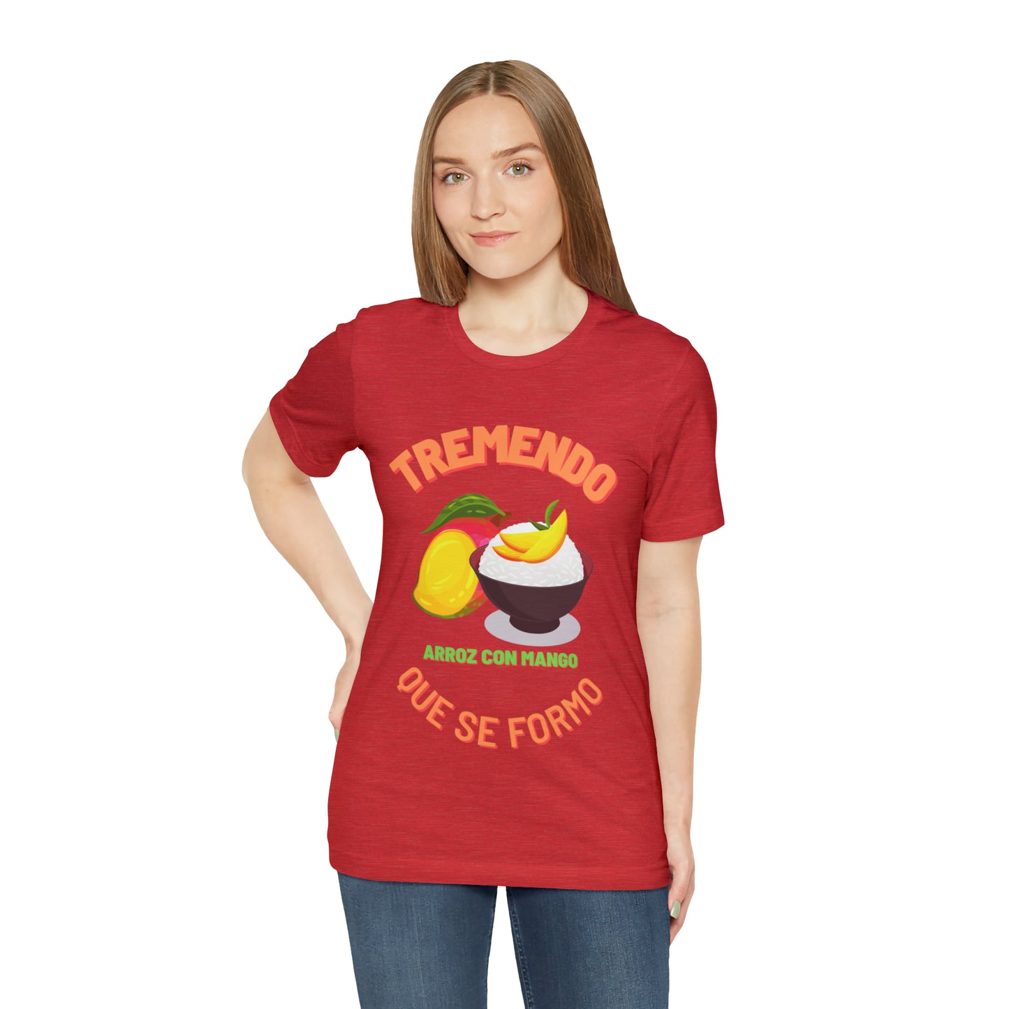Tremendo Arroz Con Mango Que Se Formo -Unisex Jersey Short Sleeve Tee