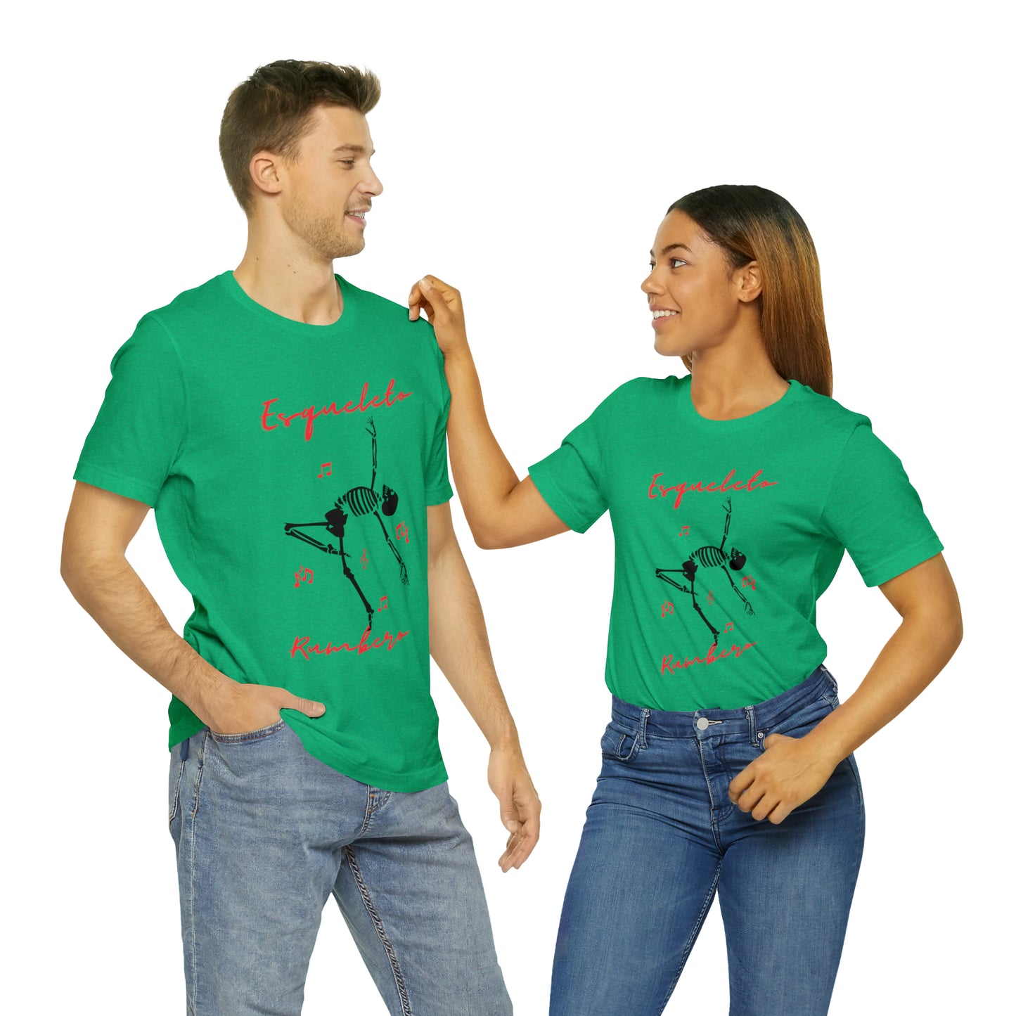 Esqueleto Rumbero Unisex Jersey Short Sleeve Tee