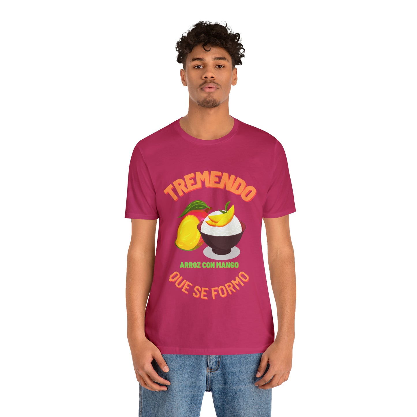 Tremendo Arroz Con Mango Que Se Formo -Unisex Jersey Short Sleeve Tee