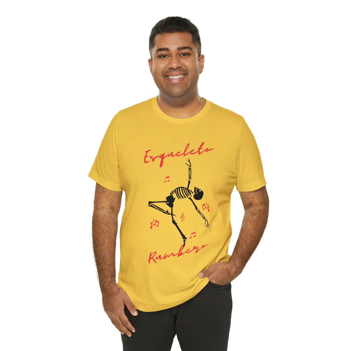 Esqueleto Rumbero Unisex Jersey Short Sleeve Tee
