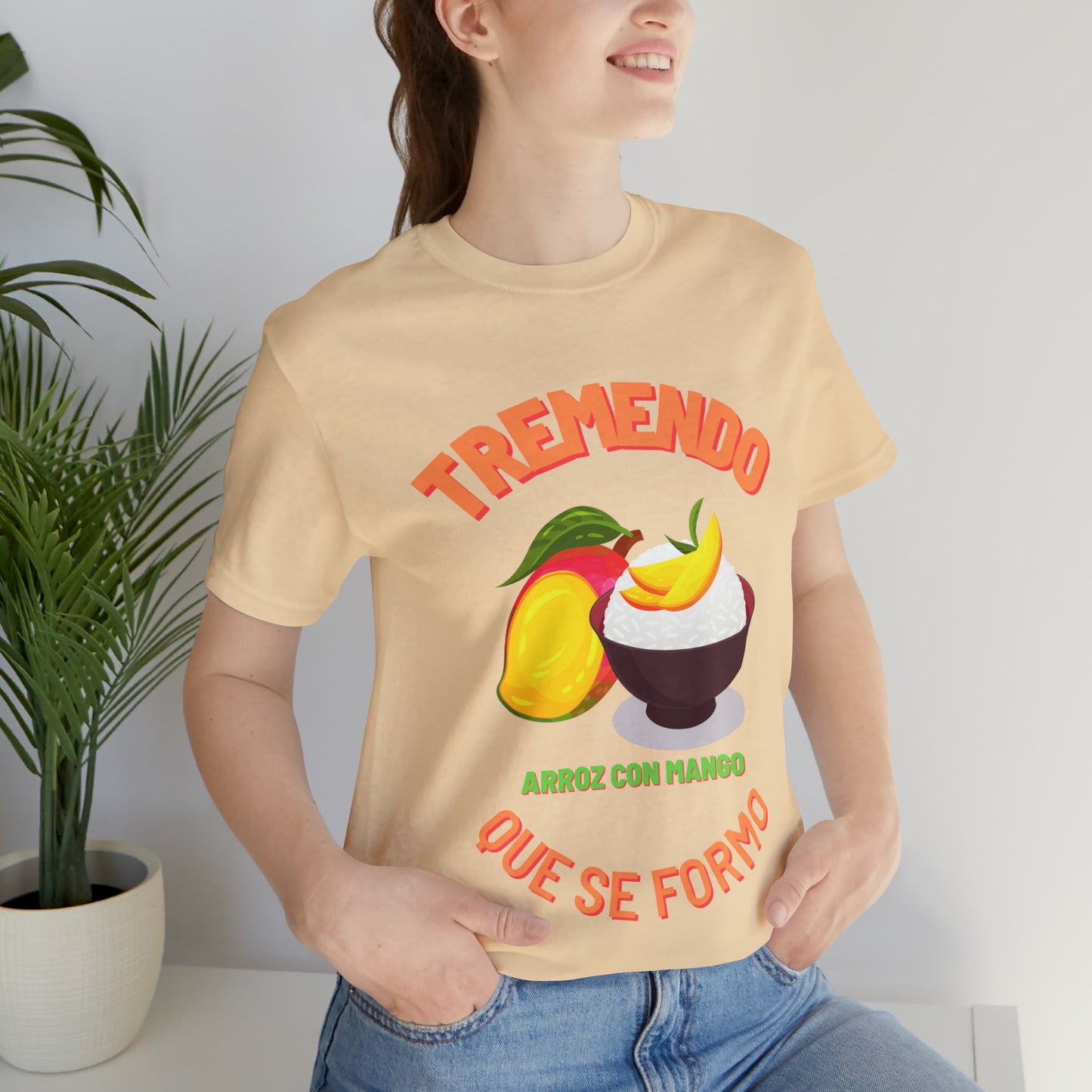 Tremendo Arroz Con Mango Que Se Formo -Unisex Jersey Short Sleeve Tee