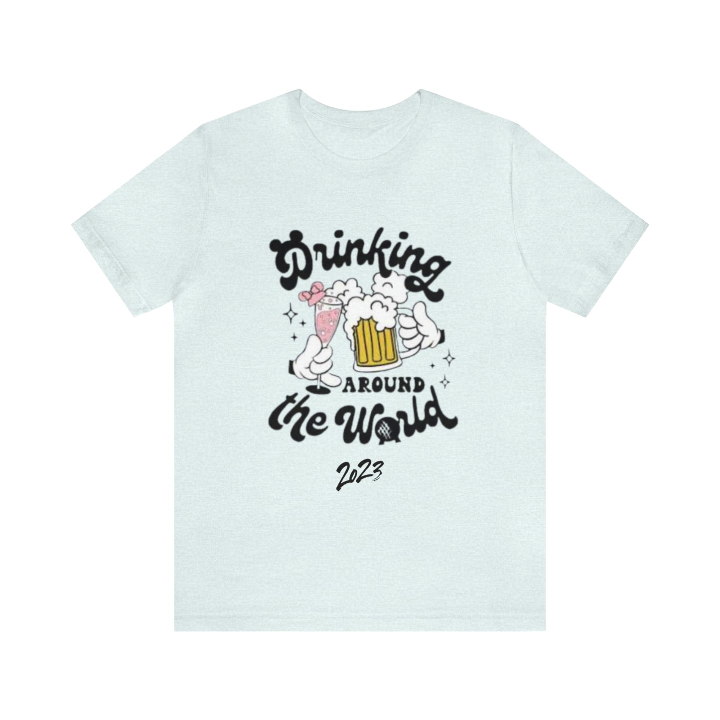 Epcot Drinking Around the World Unisex Jersey Short Sleeve Tee