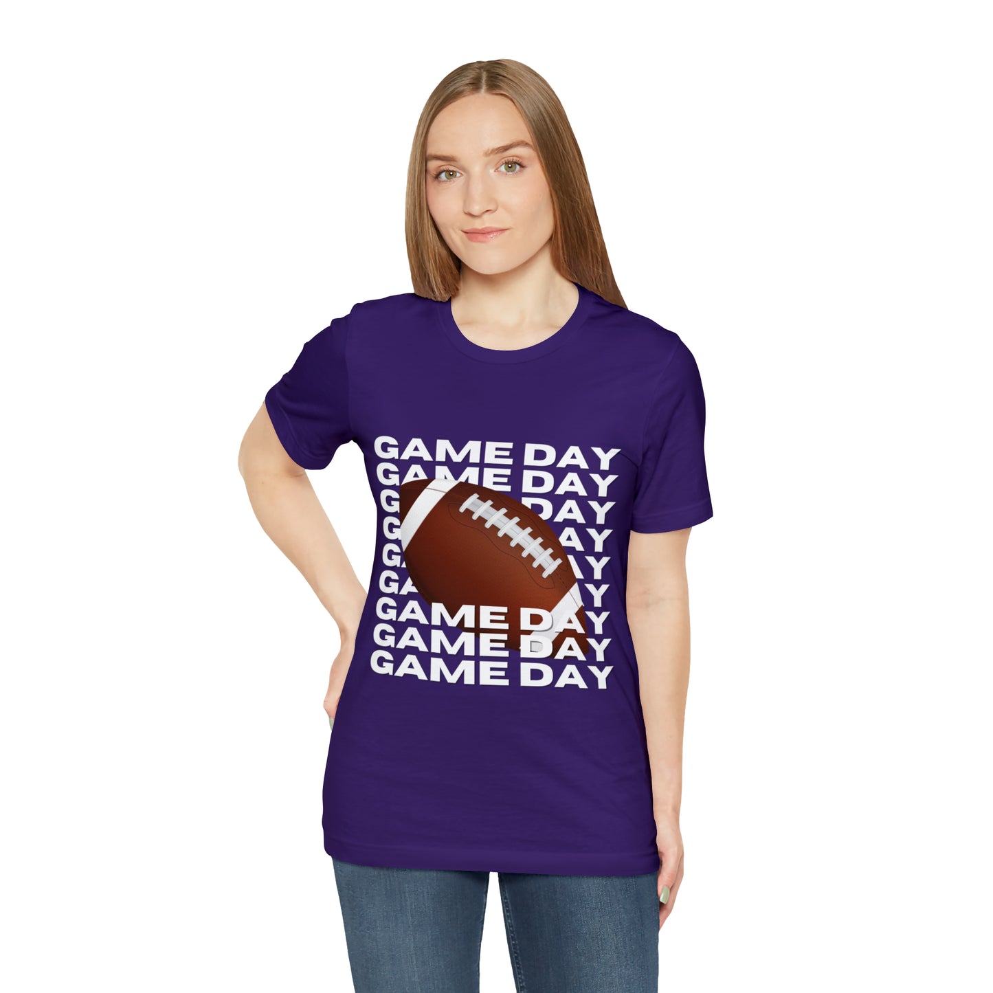 Game Day Football Unisex Jersey Short Sleeve Tee
