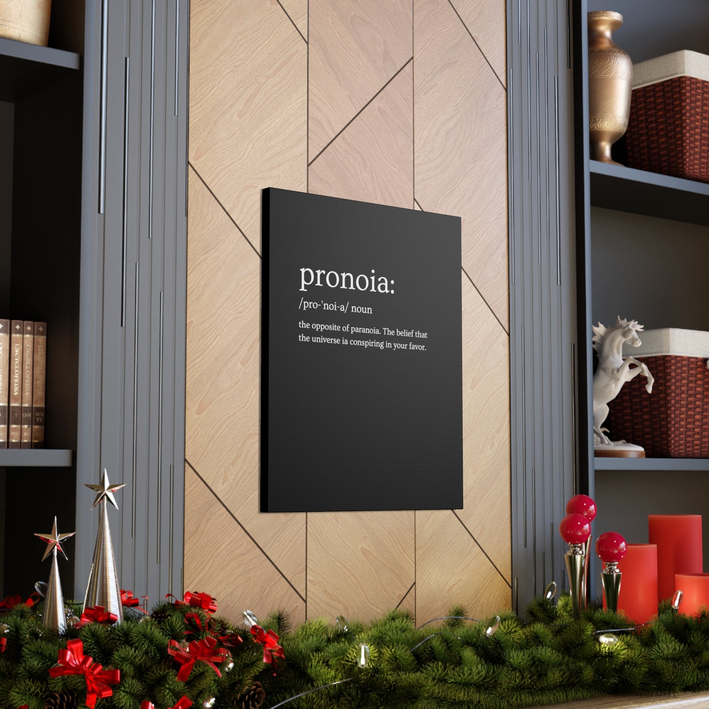 Pronoia - definition Canvas Gallery Wraps