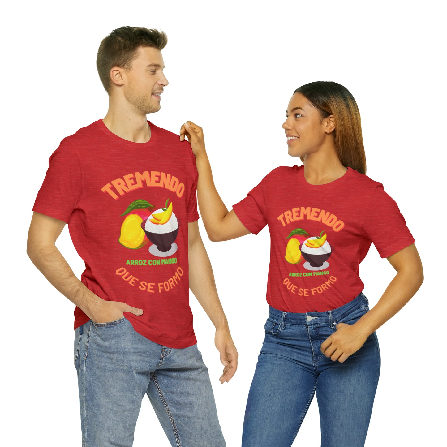 Tremendo Arroz Con Mango Que Se Formo -Unisex Jersey Short Sleeve Tee