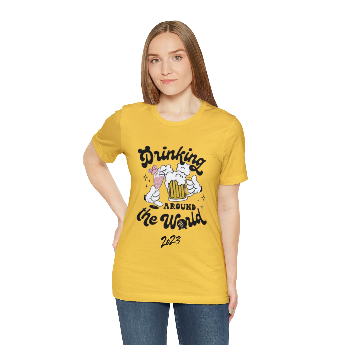 Epcot Drinking Around the World Unisex Jersey Short Sleeve Tee