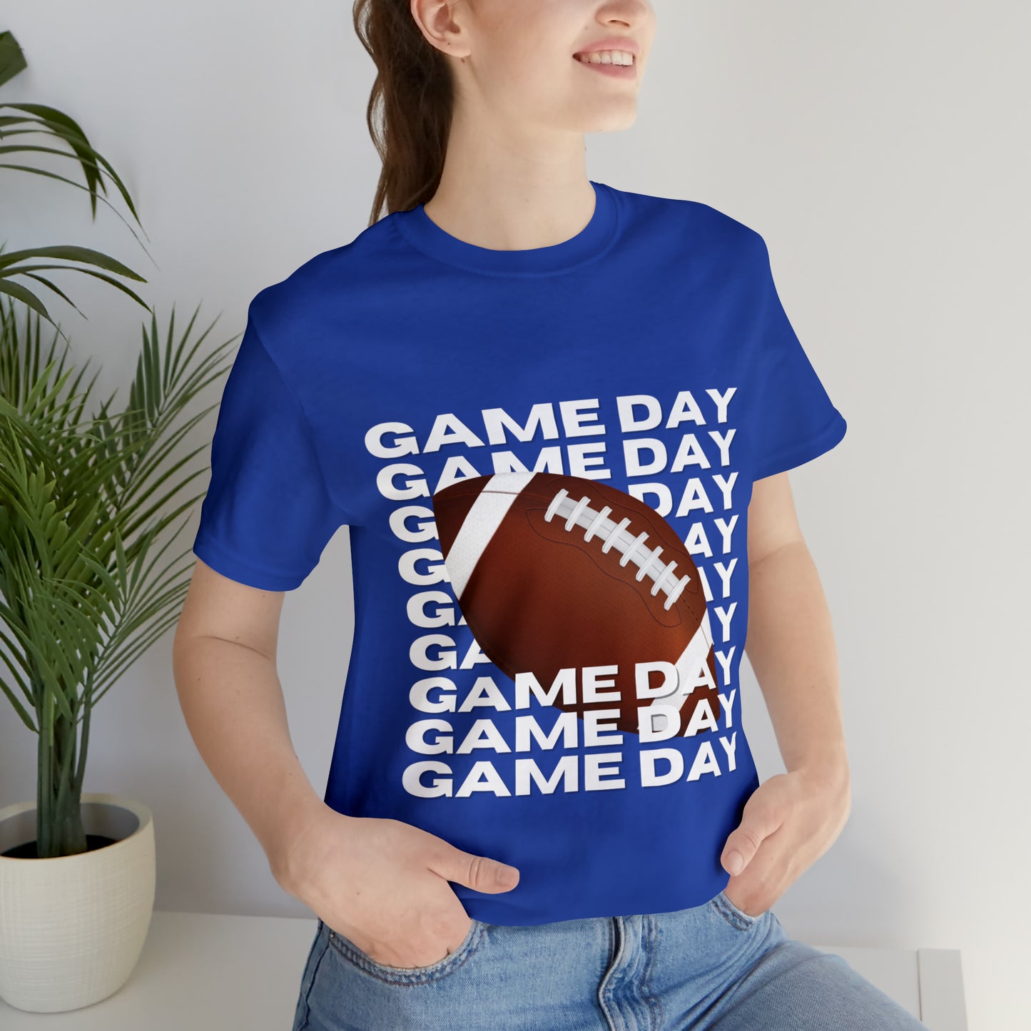 Game Day Football Unisex Jersey Short Sleeve Tee