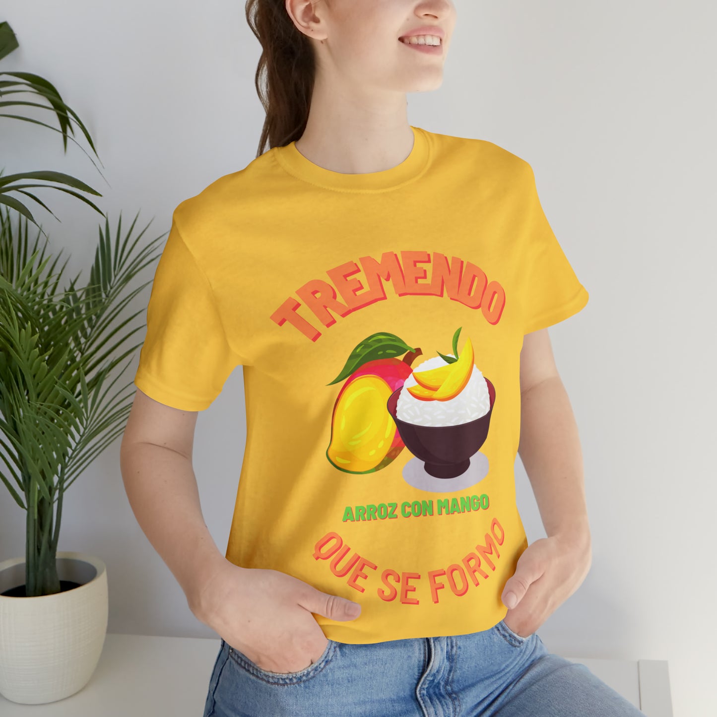 Tremendo Arroz Con Mango Que Se Formo -Unisex Jersey Short Sleeve Tee