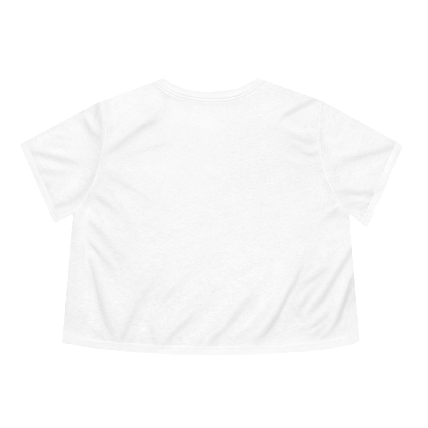 Feed me pie and tell me I'm pretty Women's Flowy Cropped Tee