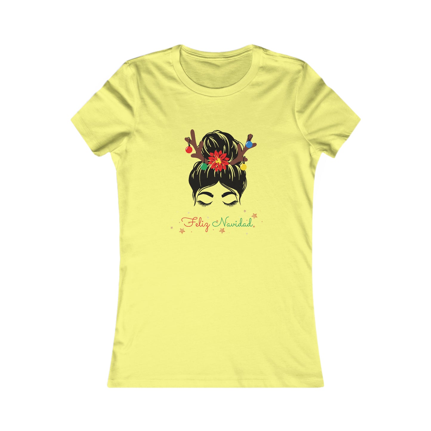 Feliz Navidad Women's Fitted Favorite Tee