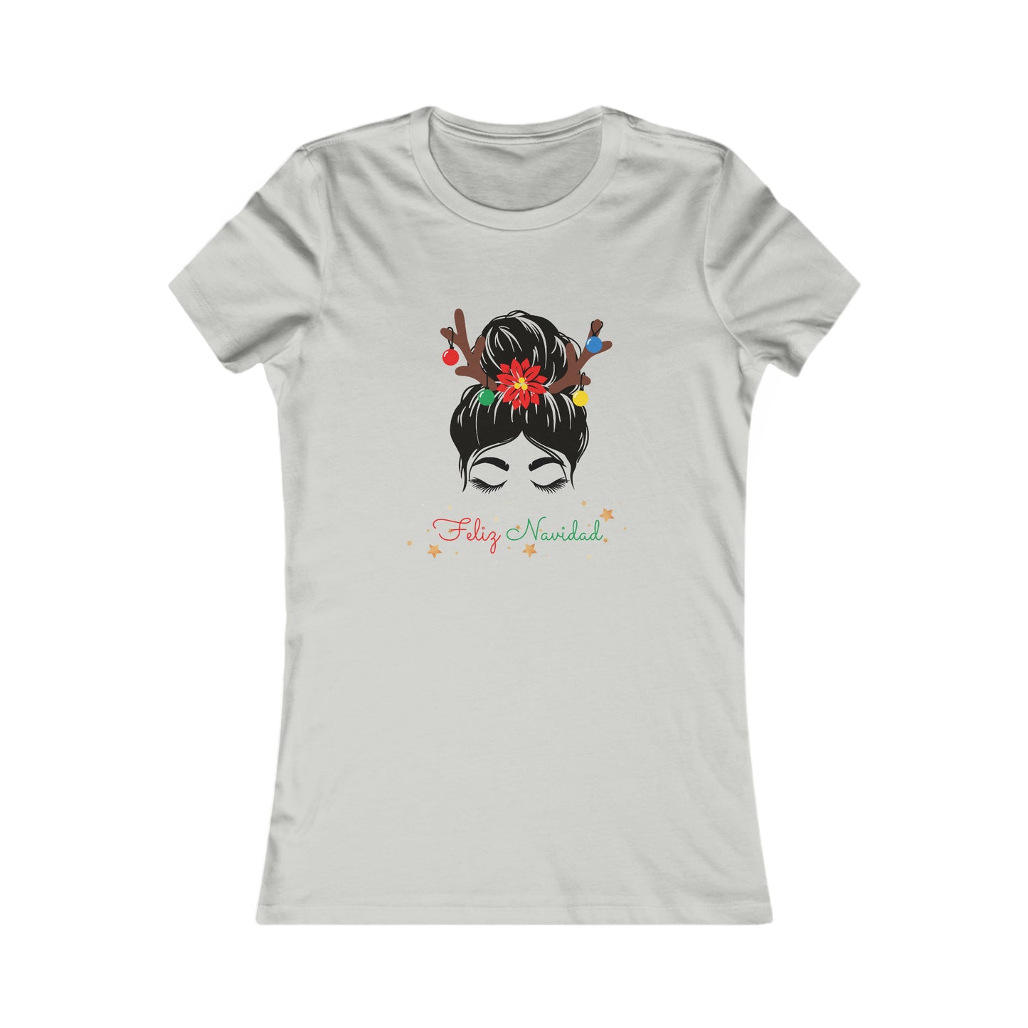 Feliz Navidad Women's Fitted Favorite Tee