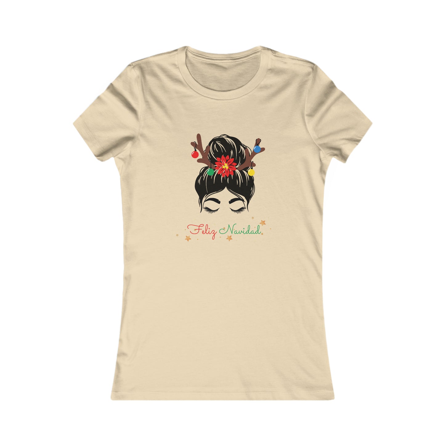 Feliz Navidad Women's Fitted Favorite Tee