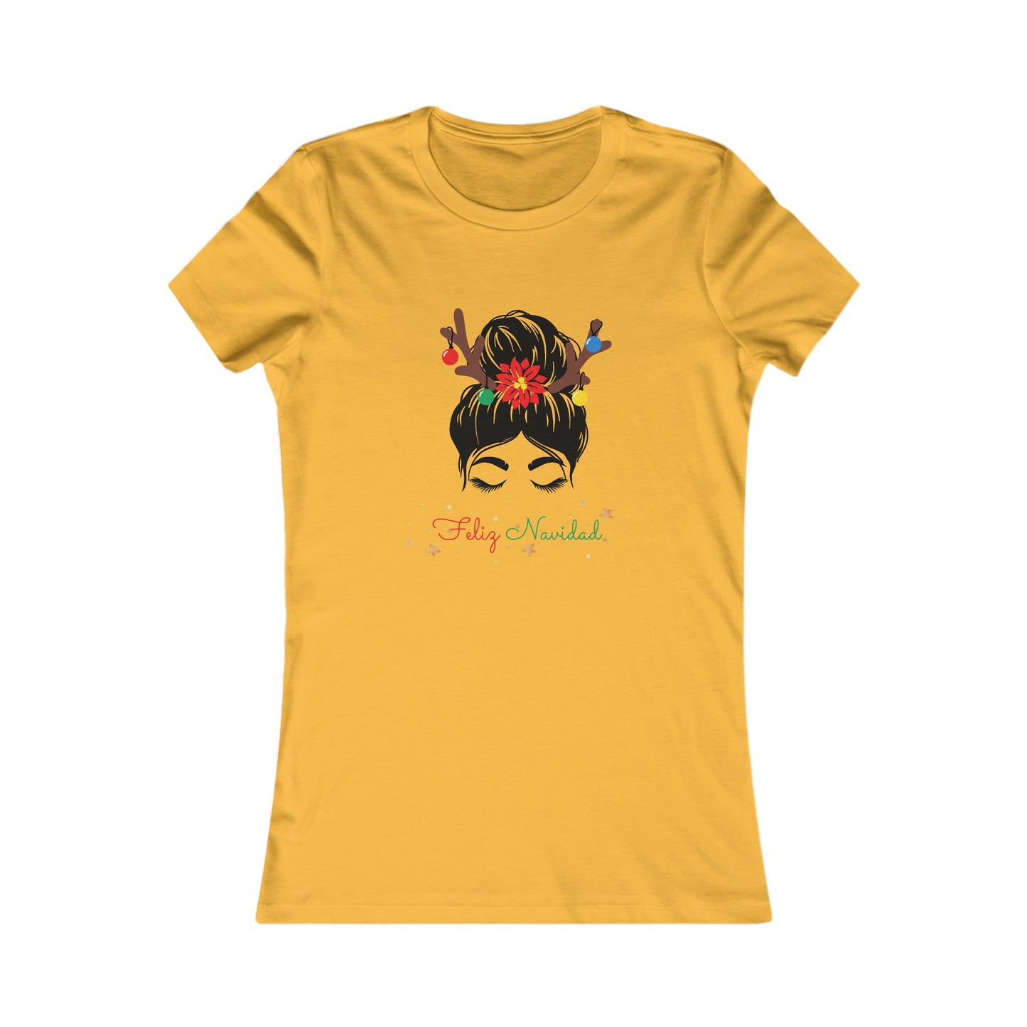 Feliz Navidad Women's Fitted Favorite Tee