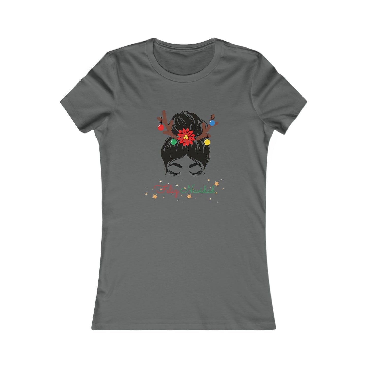 Feliz Navidad Women's Fitted Favorite Tee