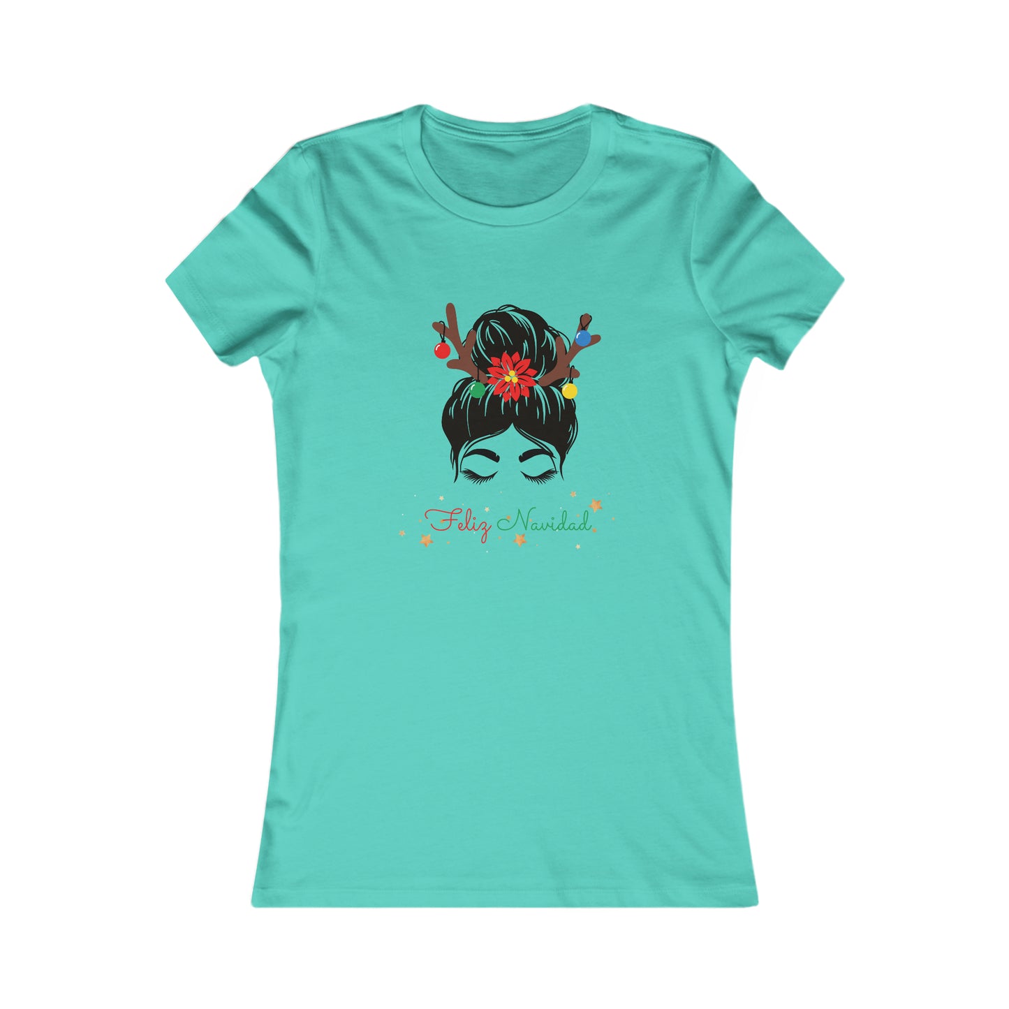 Feliz Navidad Women's Fitted Favorite Tee
