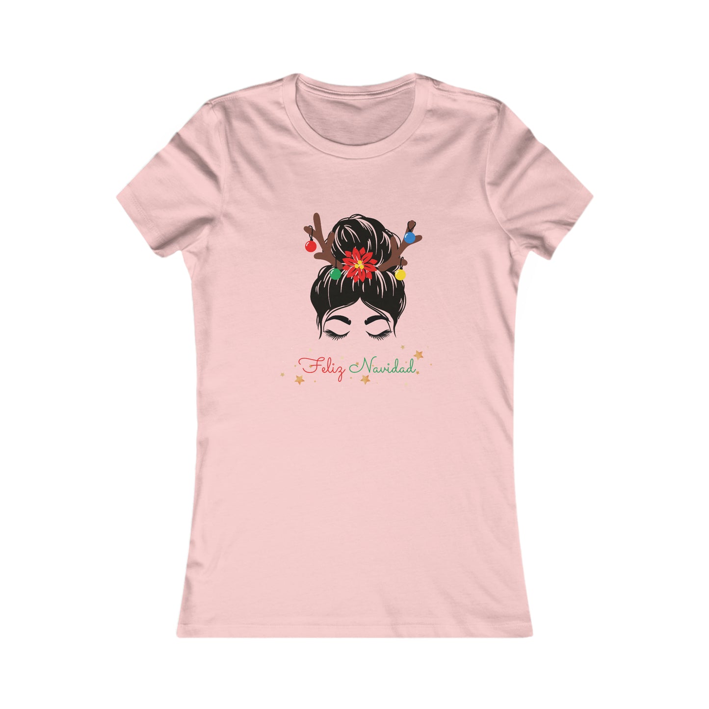 Feliz Navidad Women's Fitted Favorite Tee