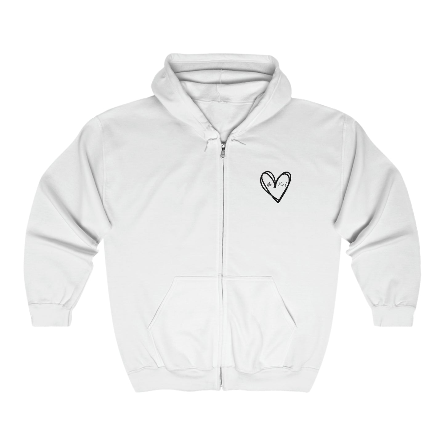 Be Kind - Unisex Heavy Blend Full Zip Hooded Sweatshirt