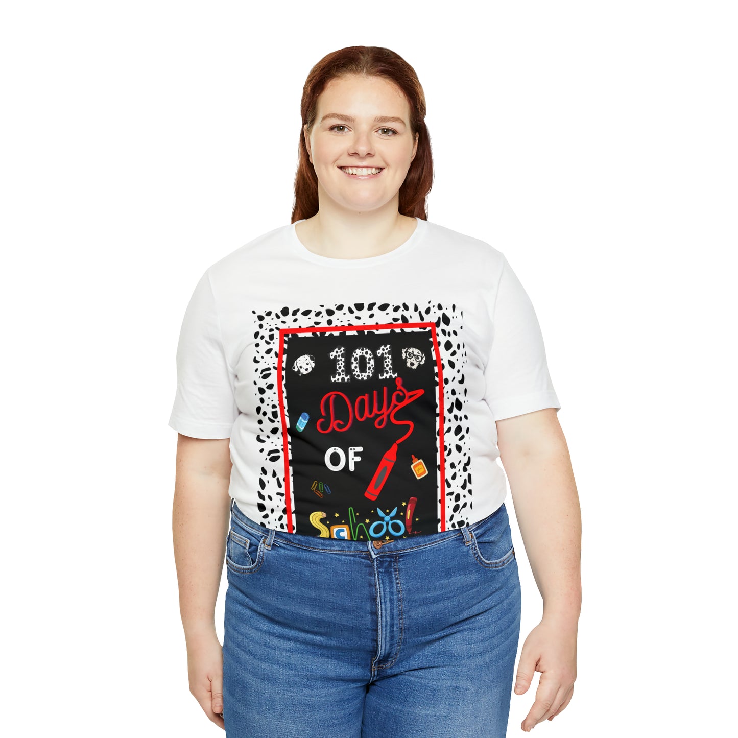 101 days of school Teachers T-shirt - Unisex Jersey Short Sleeve Tee