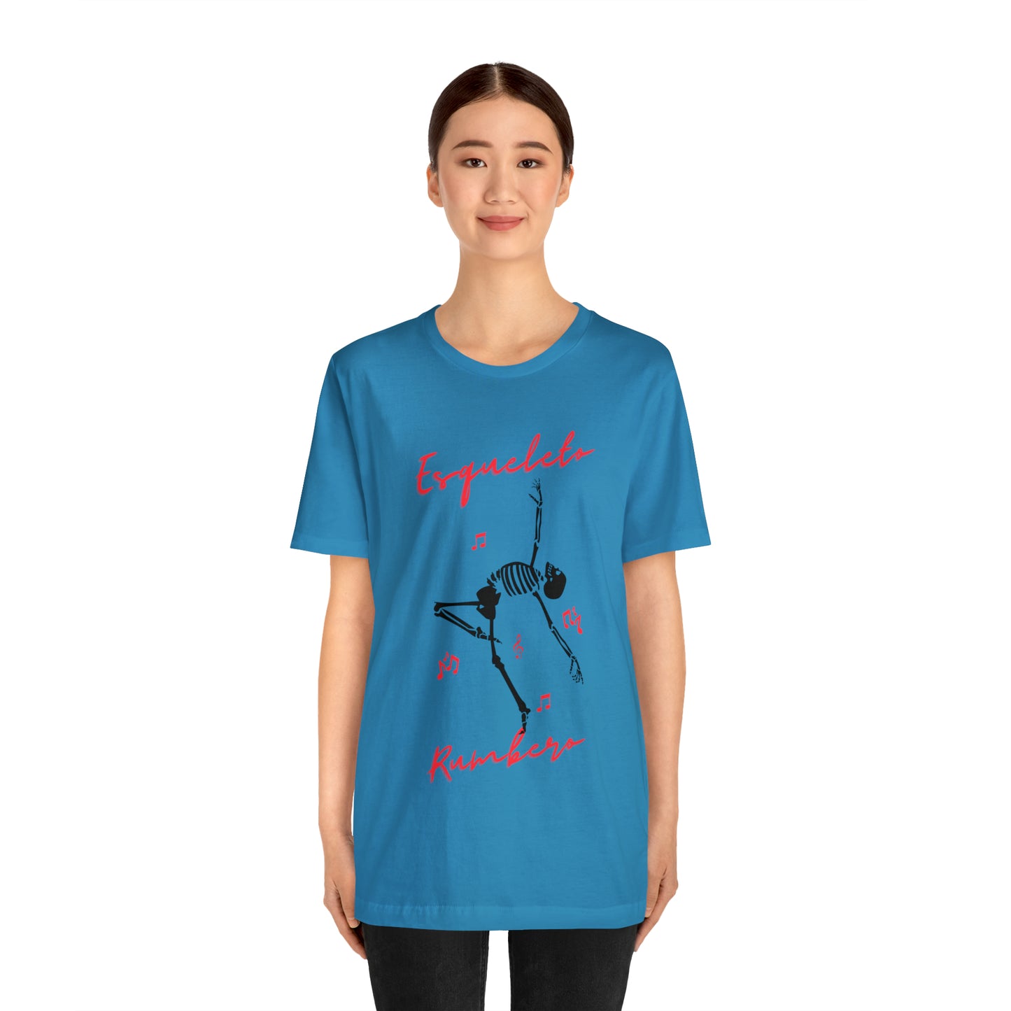 Esqueleto Rumbero Unisex Jersey Short Sleeve Tee