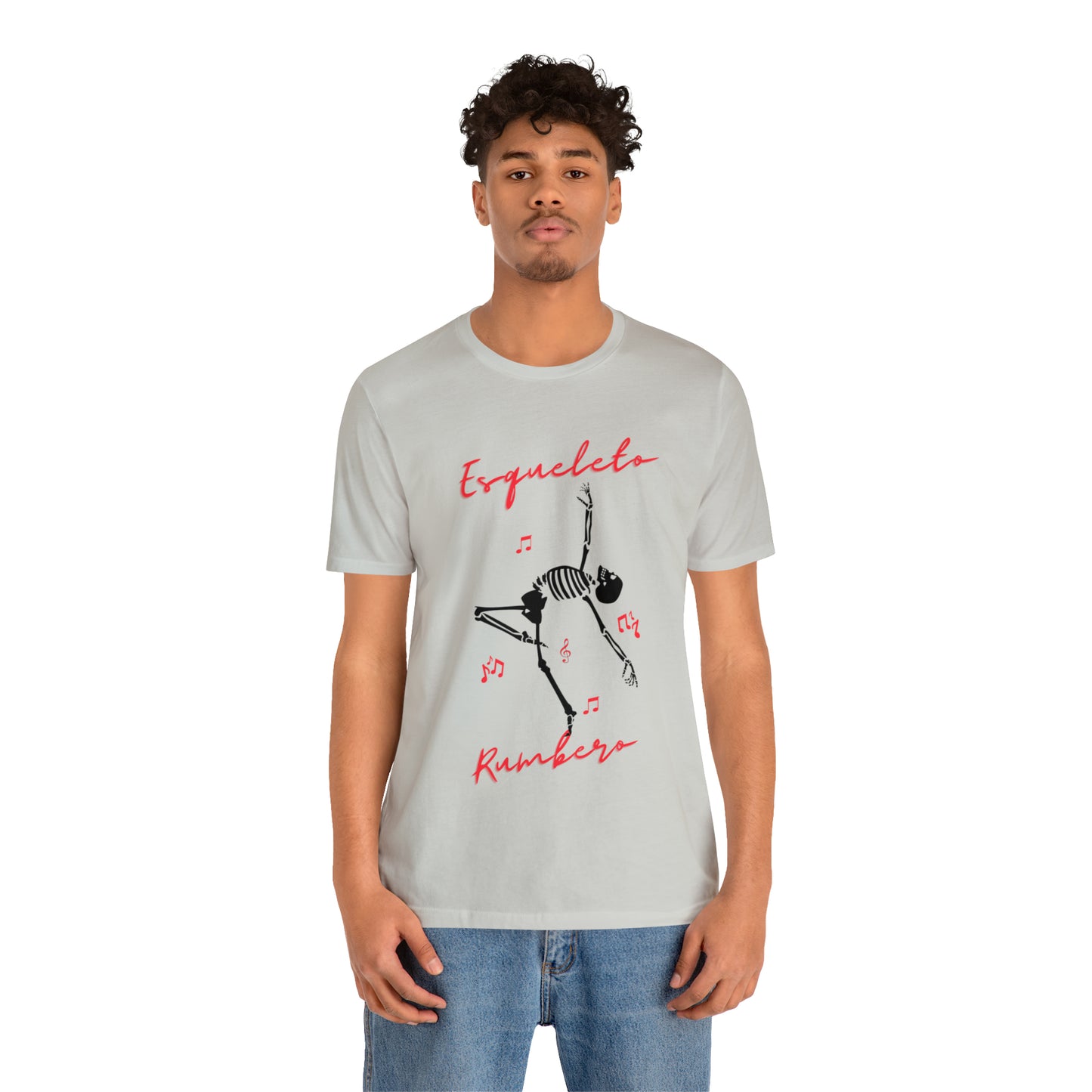 Esqueleto Rumbero Unisex Jersey Short Sleeve Tee