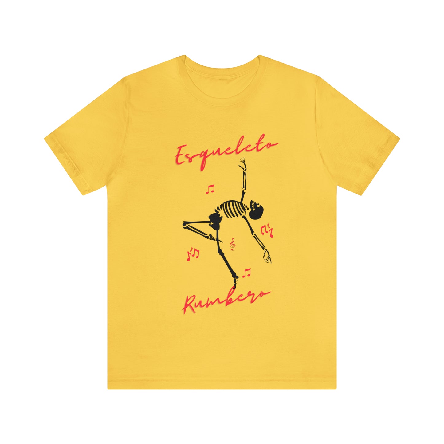 Esqueleto Rumbero Unisex Jersey Short Sleeve Tee