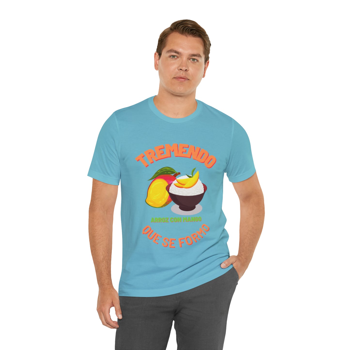 Tremendo Arroz Con Mango Que Se Formo -Unisex Jersey Short Sleeve Tee