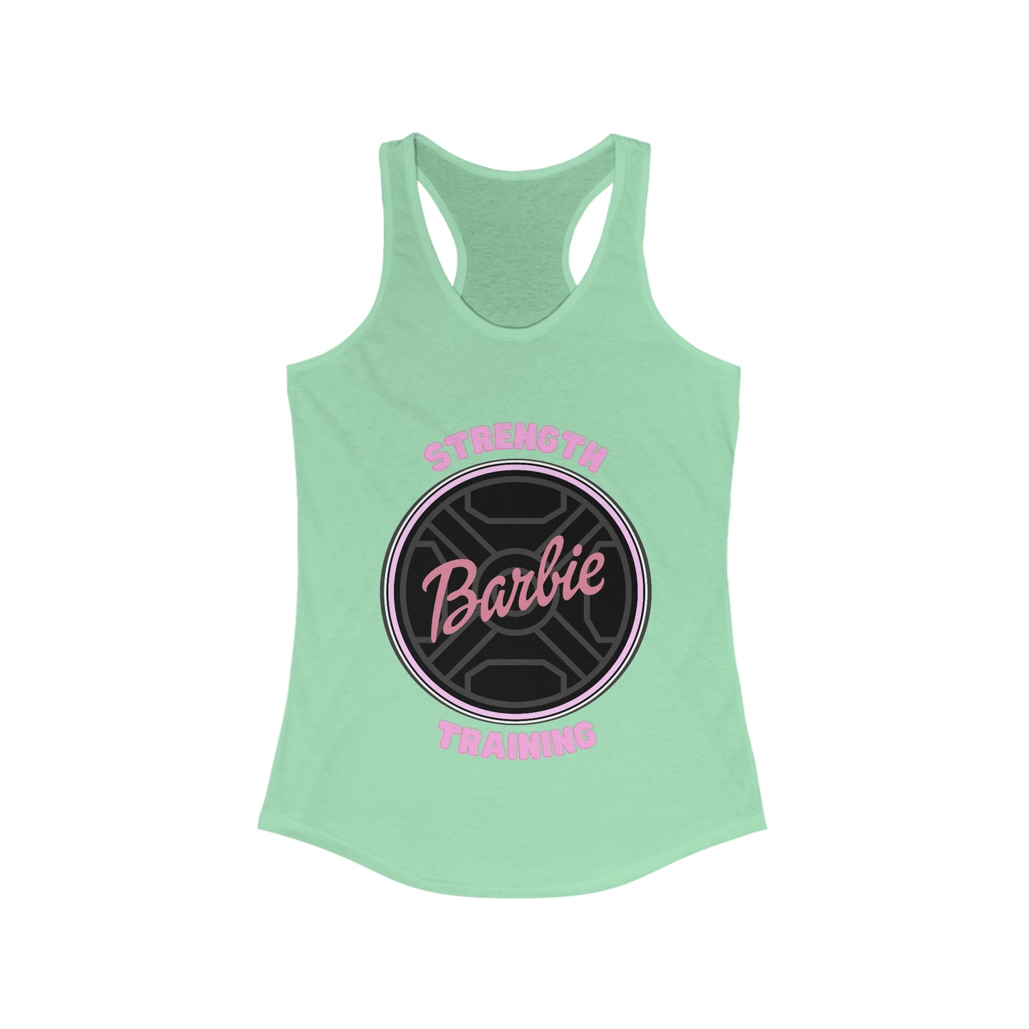 Strength Training Barbie Workout Tank