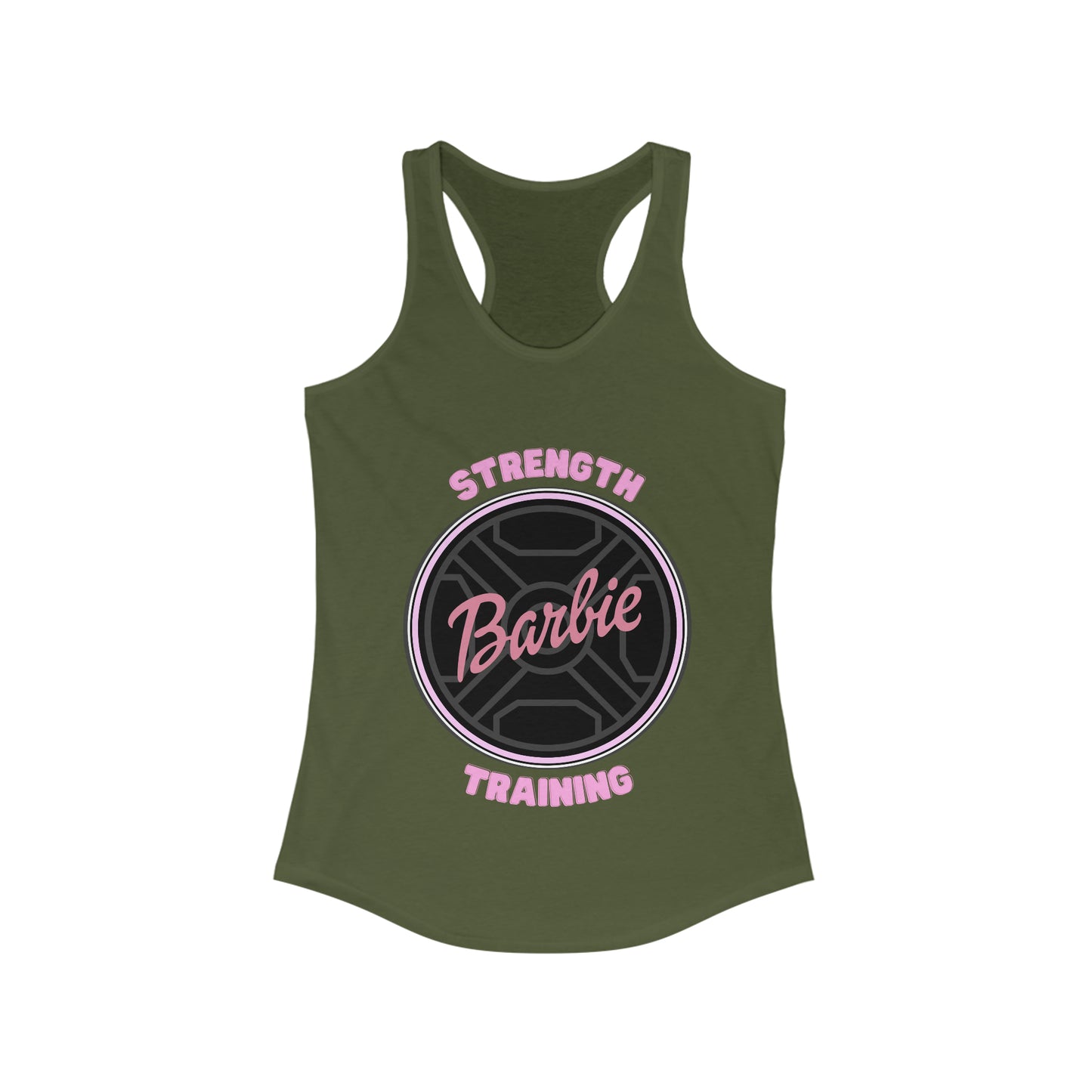 Strength Training Barbie Workout Tank