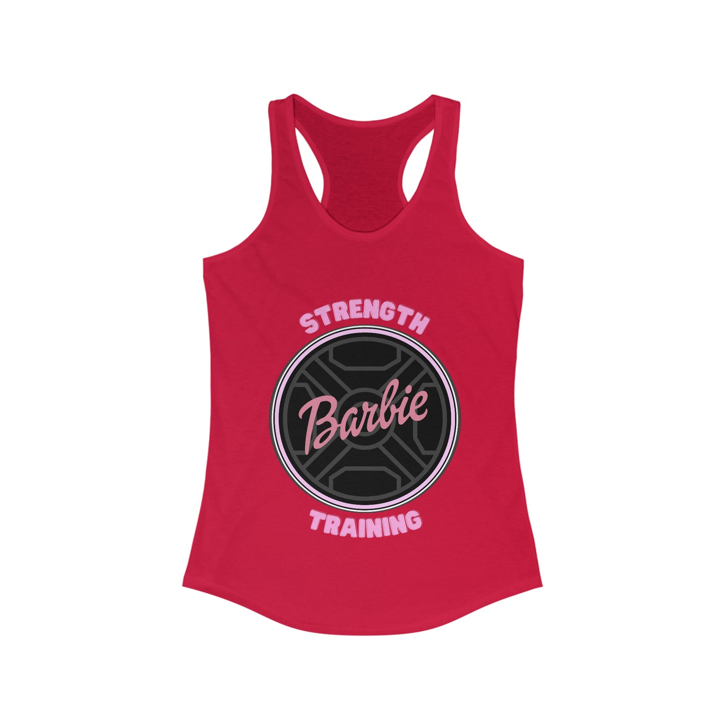 Strength Training Barbie Workout Tank