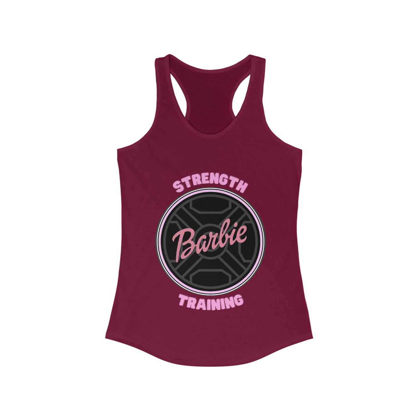 Strength Training Barbie Workout Tank