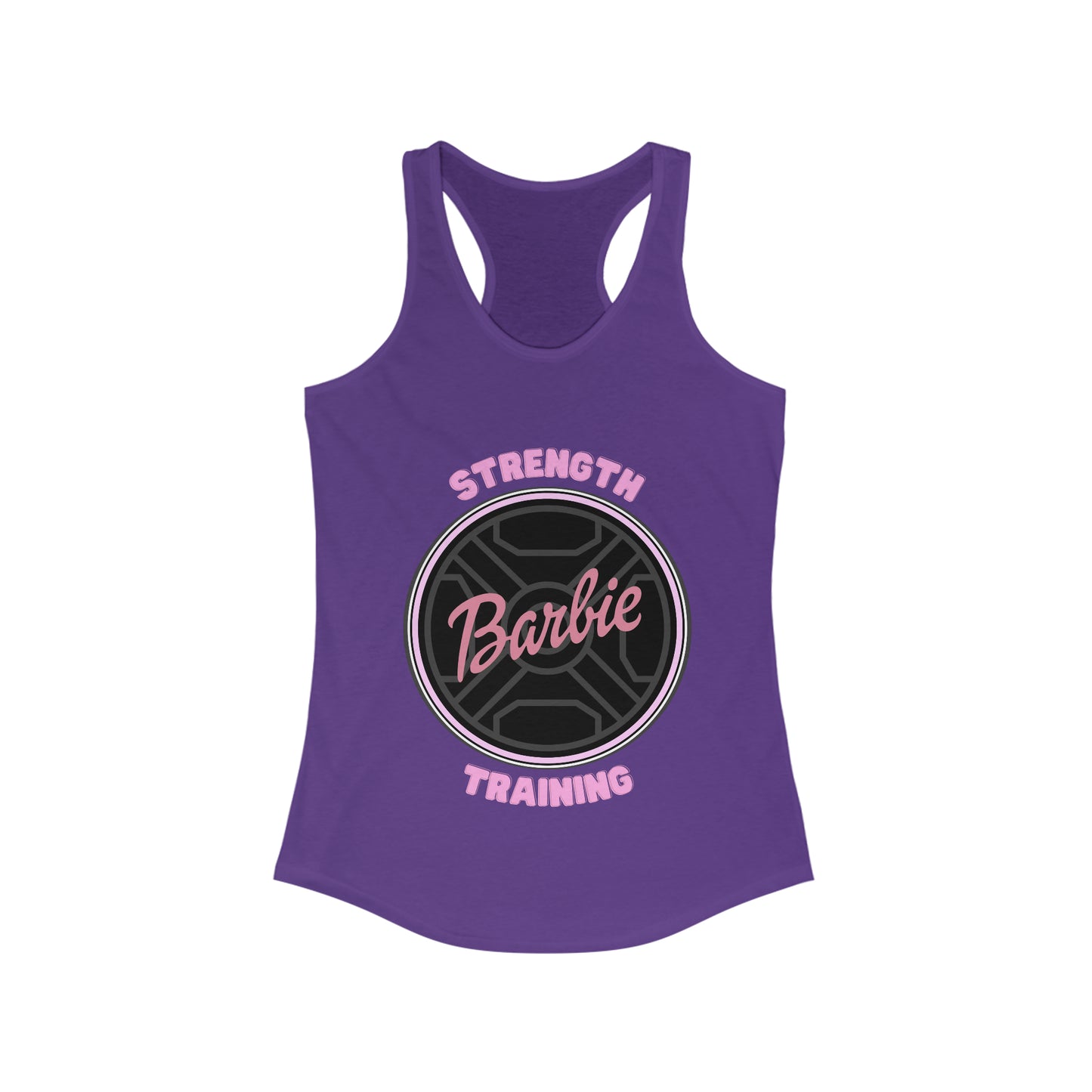 Strength Training Barbie Workout Tank