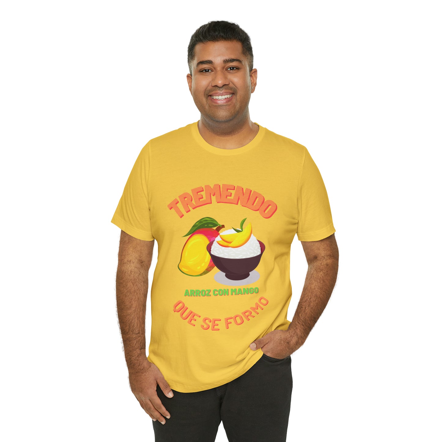 Tremendo Arroz Con Mango Que Se Formo -Unisex Jersey Short Sleeve Tee