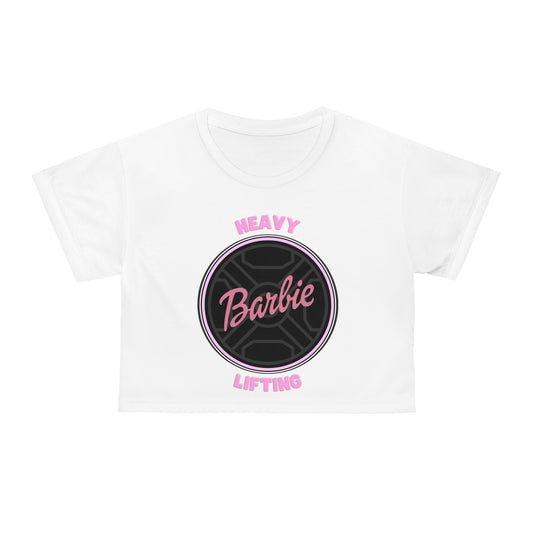 Heavy Lifting Barbie Work Out Crop Top