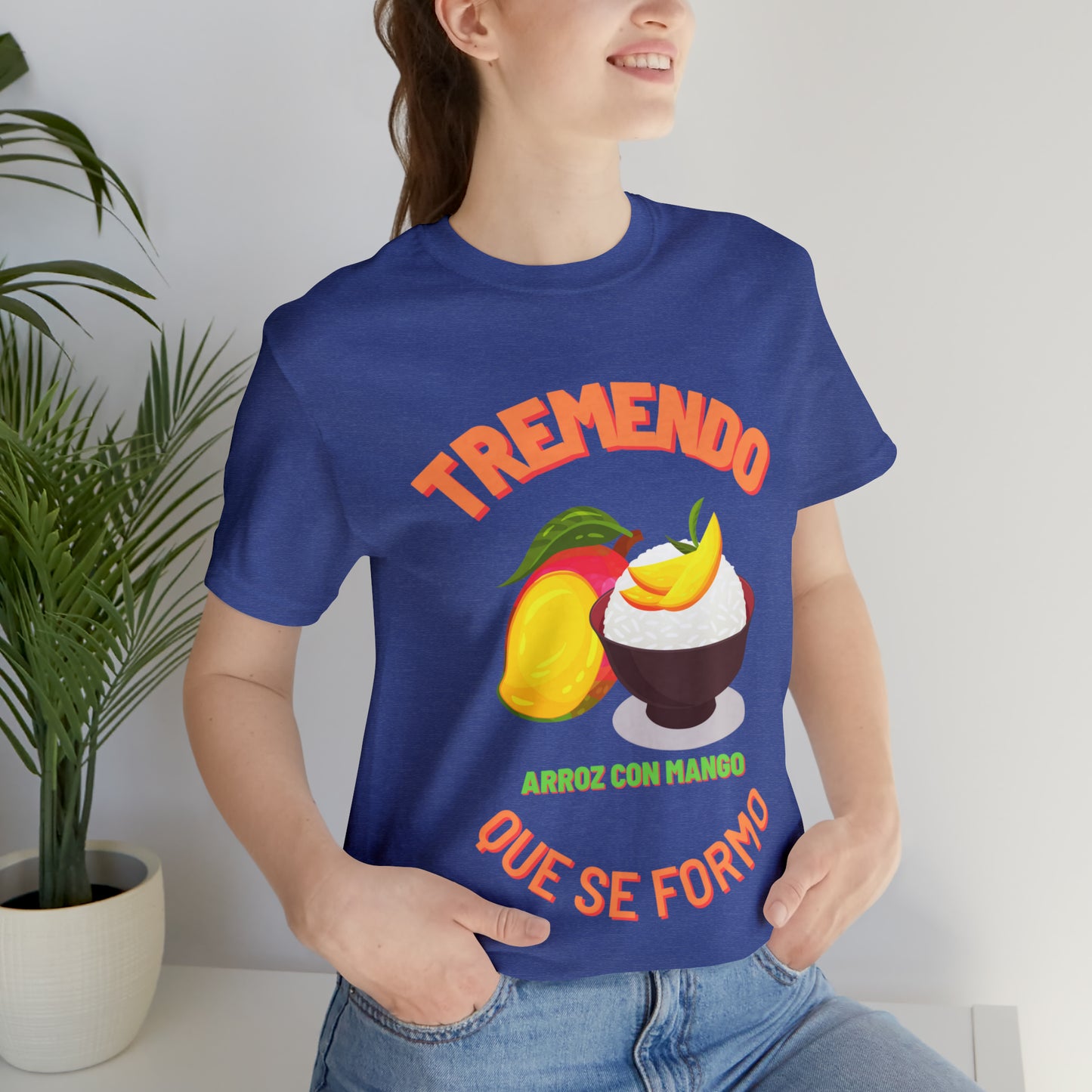 Tremendo Arroz Con Mango Que Se Formo -Unisex Jersey Short Sleeve Tee