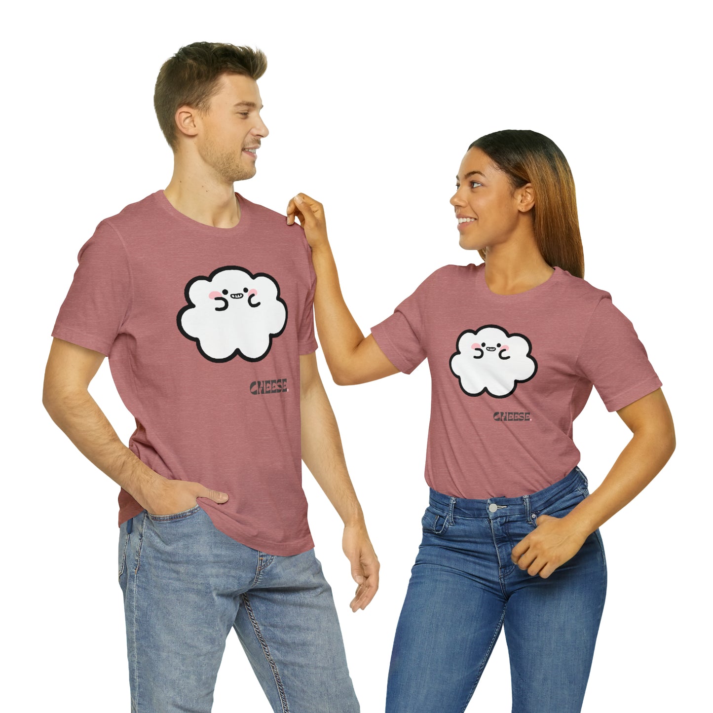 Cheese- Cumulo Cuties Unisex Jersey Short Sleeve Tee