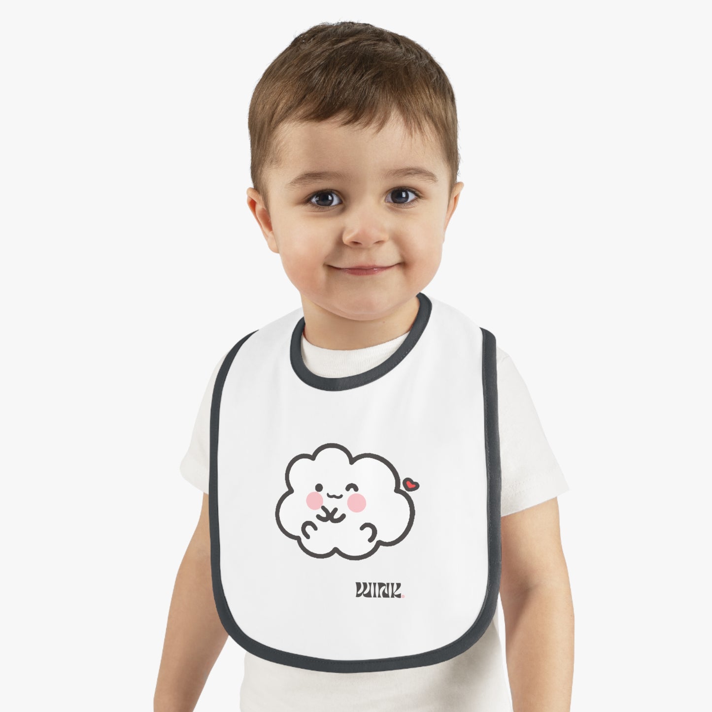 Wink- Cumulo Cuties Baby Contrast Trim Jersey Bib