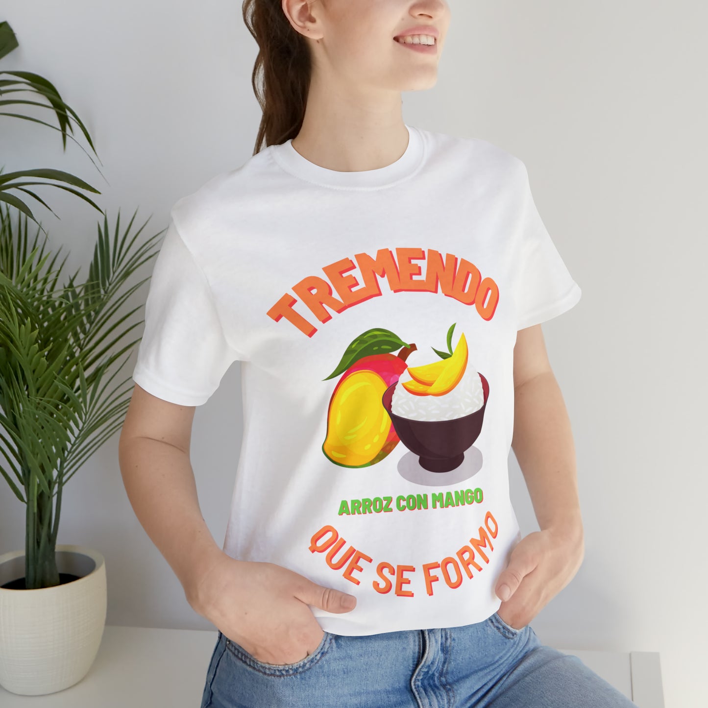 Tremendo Arroz Con Mango Que Se Formo -Unisex Jersey Short Sleeve Tee