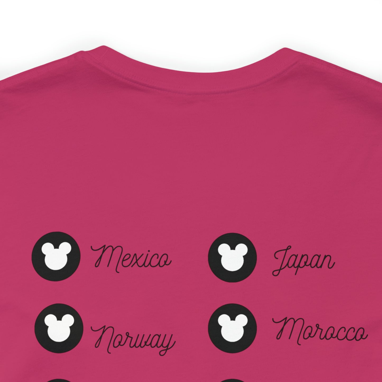 Epcot Drinking Around the World Unisex Jersey Short Sleeve Tee